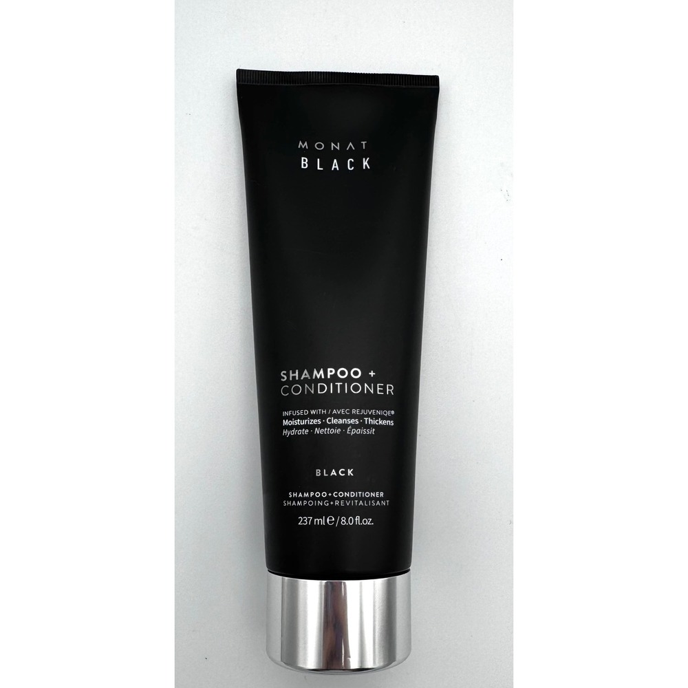 MONAT BLACK 2-in-1 Shampoo + Conditioner (8.0 fl oz)  Brand New Sealed